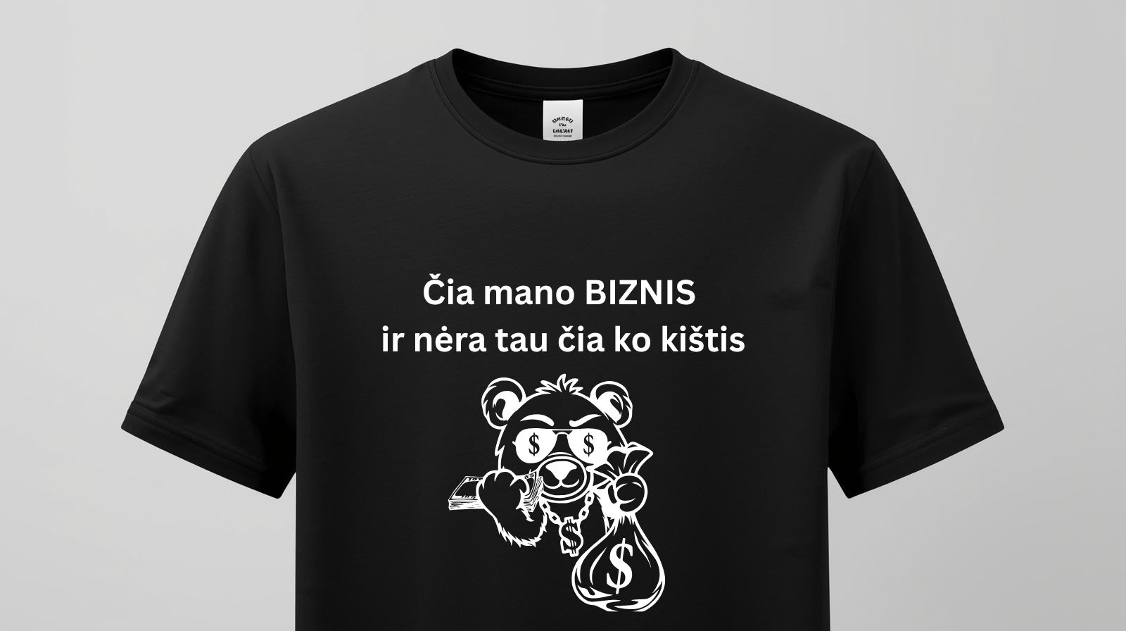 Short sleeved T-shirt "Biznis"