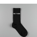 Black sock "Nu Y Kas"
