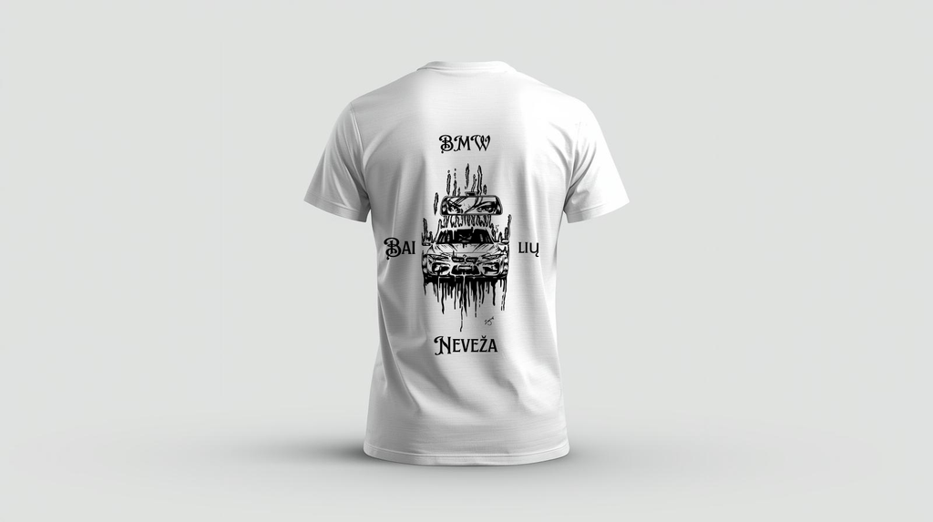 Short Sleeved T-shirt "BMW Bailių Neveža"