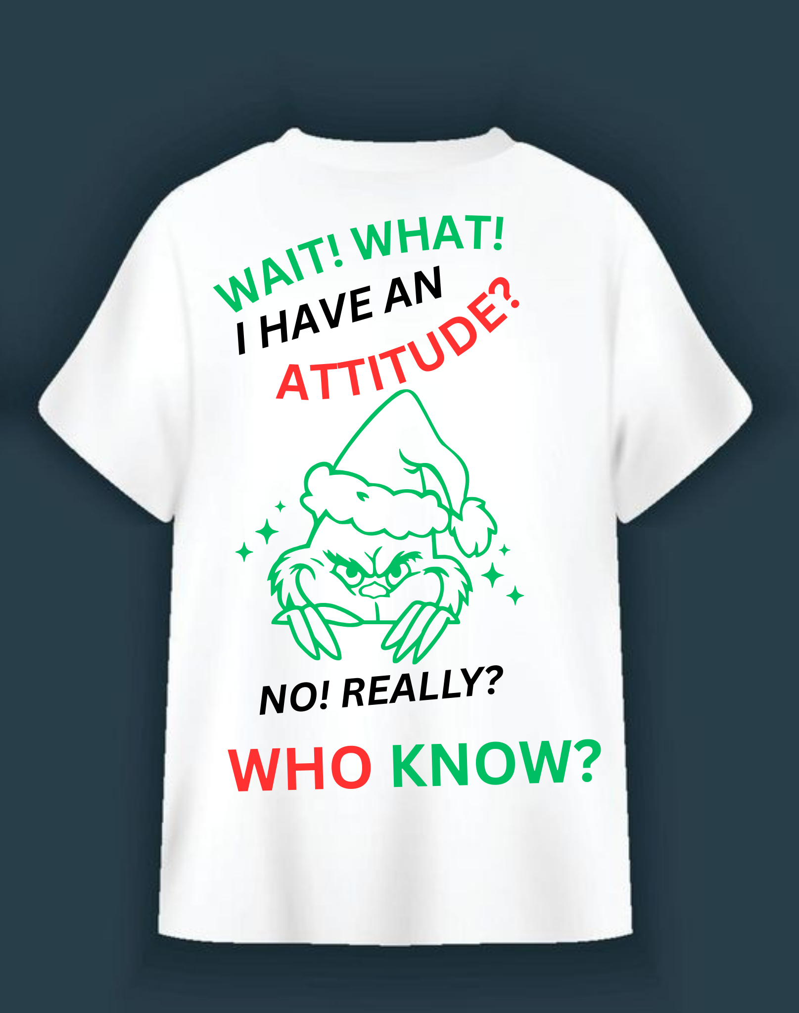 Marškinėliai "ATTITUDE?"