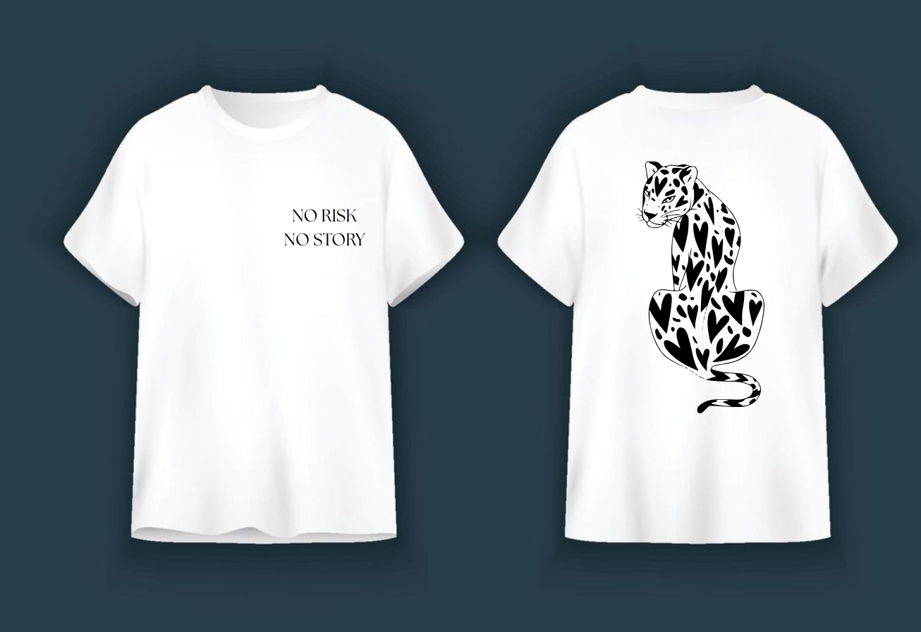 Marškinėliai "No risk No magic"