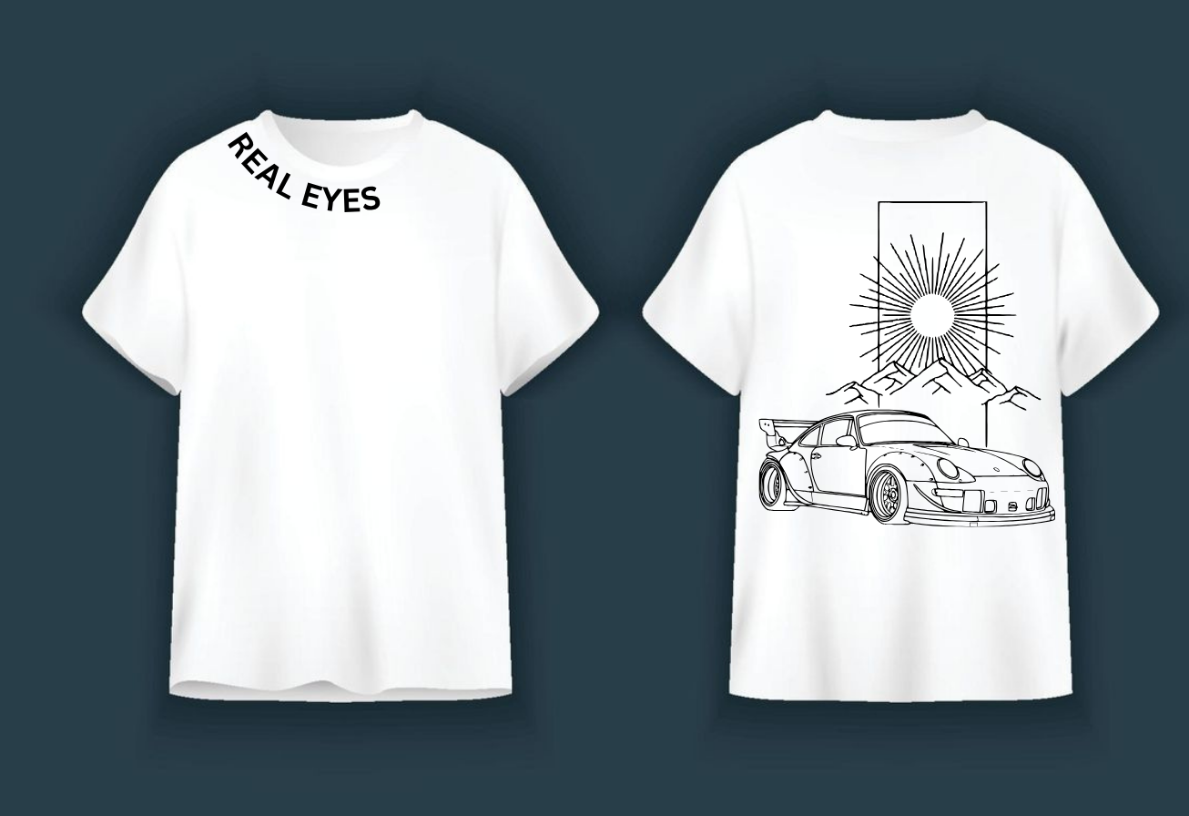 Marškinėliai "Real eyes"