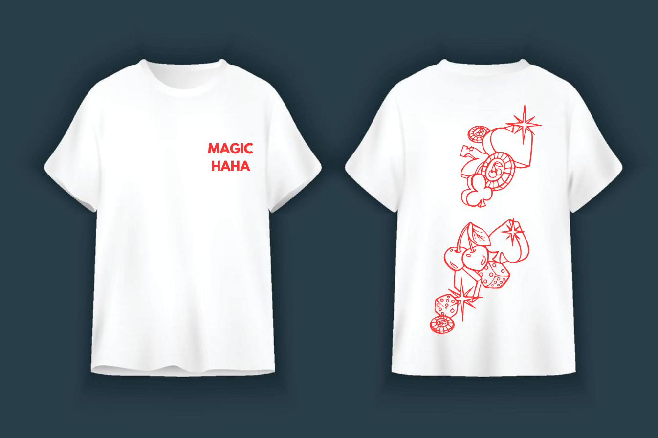 Marškinėliai "Magic HAHA"