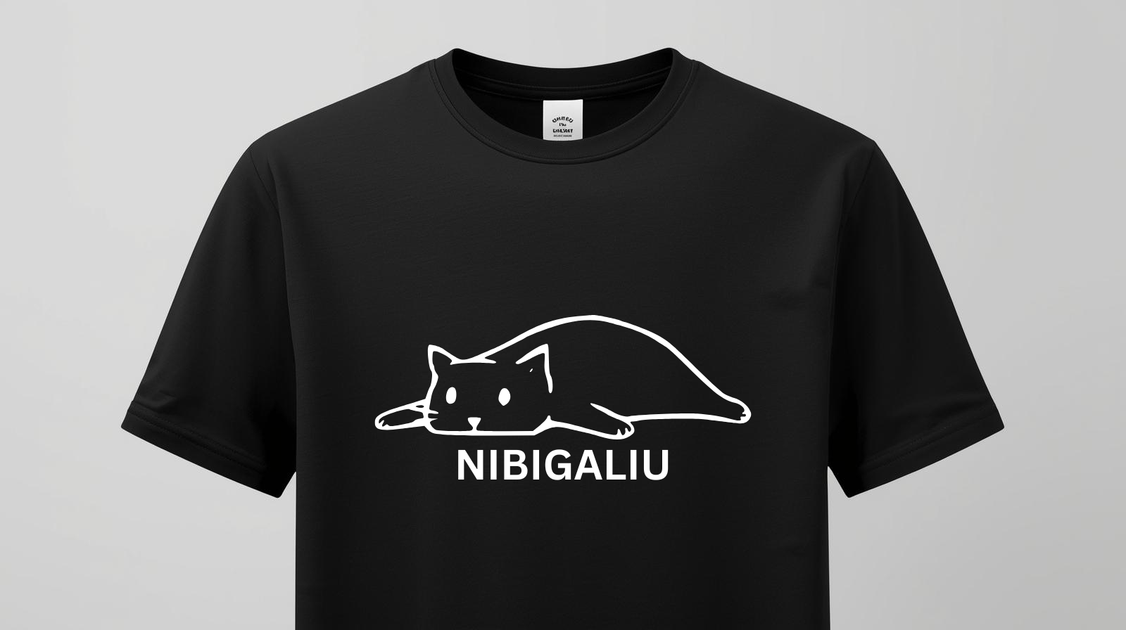 Marškinėliai "NIBIGALIU"