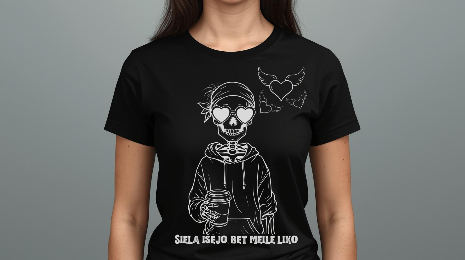 Marškinėliai "Siela išėjo - Meilė liko"
