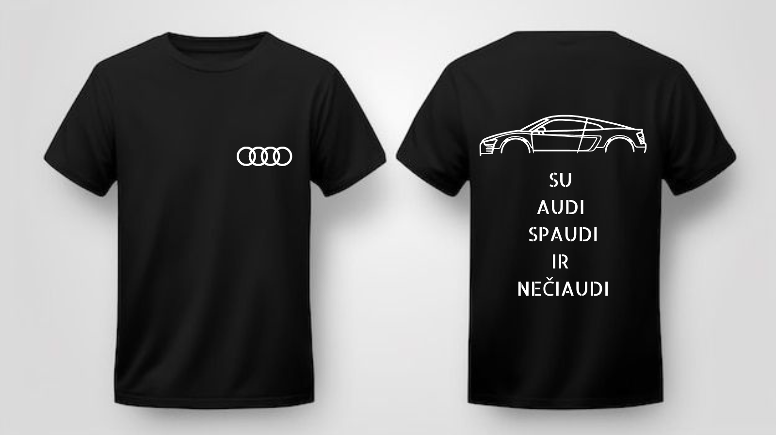 Marškinėliai "AUDI"