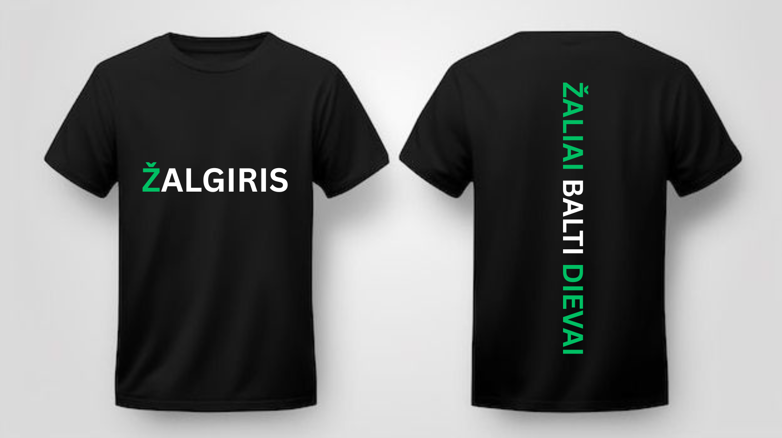 Marškinėliai "Žalia balta"