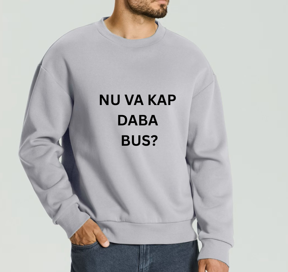 Megztinis "Nu va kap daba bus?"