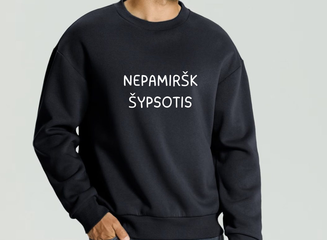 Megztinis "Nepamiršk šypsotis"