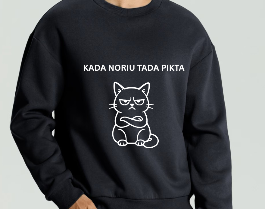 Megztinis "Kada noriu tada pikta"